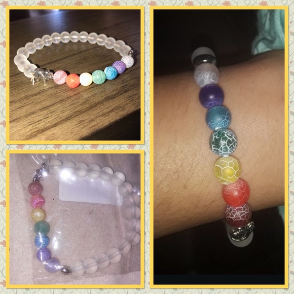 🐘NEW🐘 Colorful Chakra Healing Beaded Bracelet🐘 - Picture 7 of 7